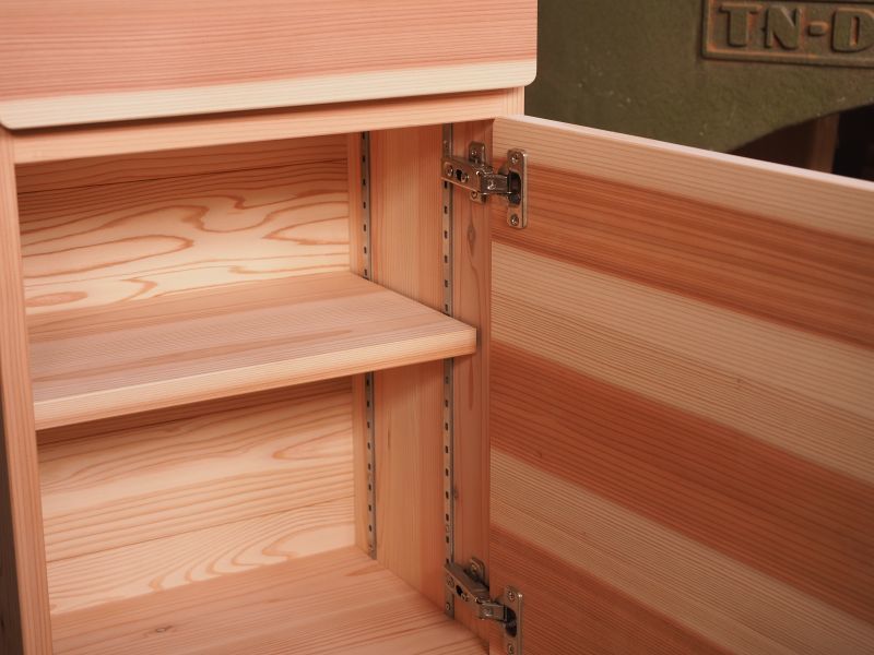 キャビネット横開き扉