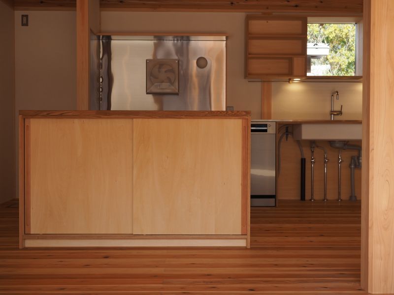 シナランバーアイランド収納全体