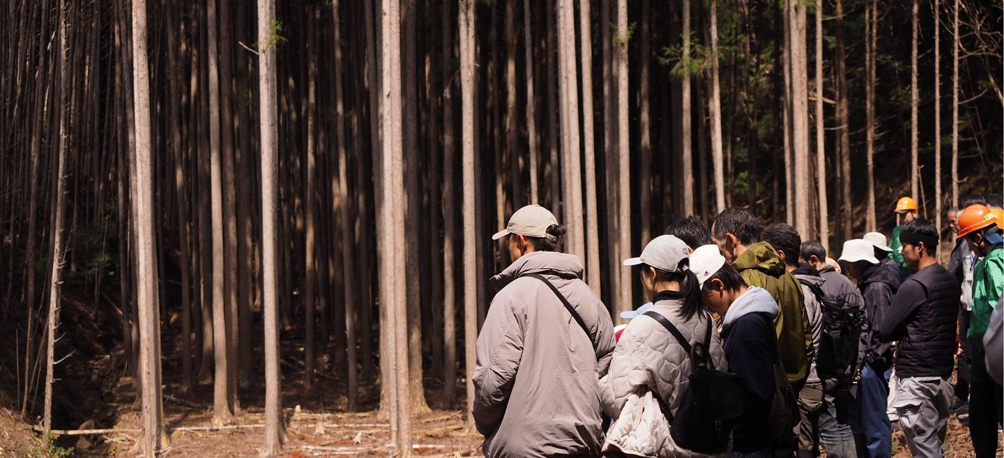 山の見学会